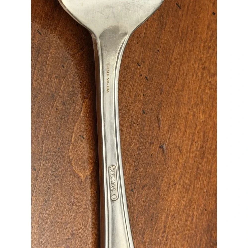 Oneida Countess Beaded  Serving Set  Spoon And Fork 9